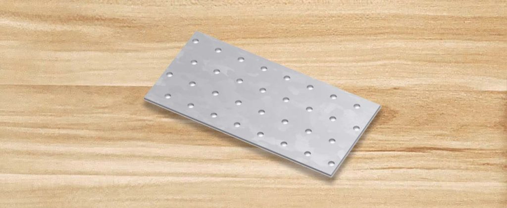 Pletina Rectangular con Agujeros