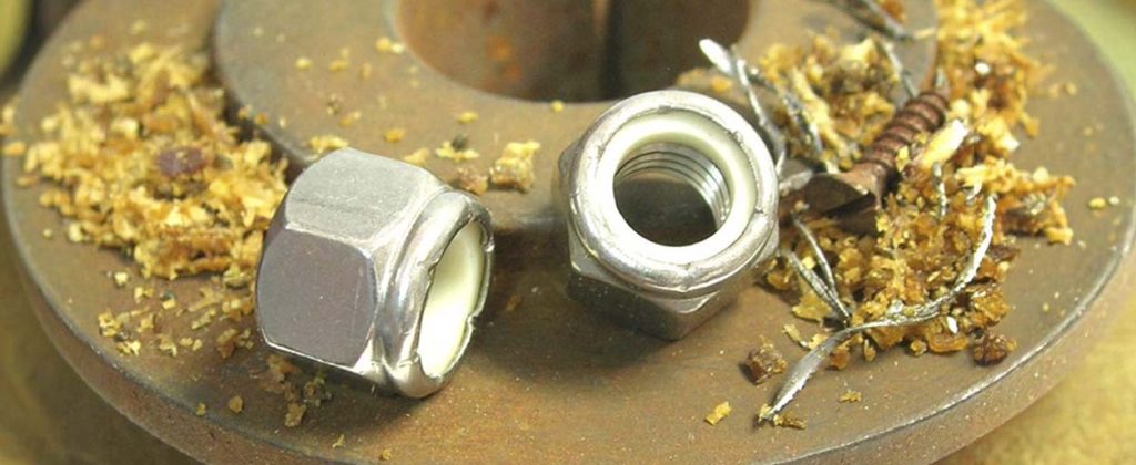 Tuerca Hex. Seguro Nylon Inoxidable