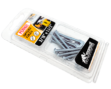 Blister Perno Cocina + Tuerca + Golilla