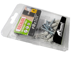 Blister Tornillo Roscalata + Tarugo Nylon + Broca