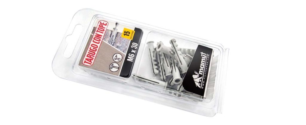 Blister Tarugo Nylon con Tope